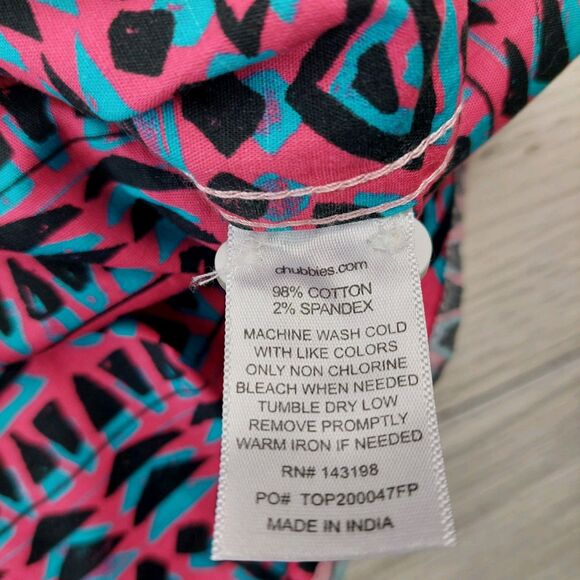 Chubbies‎ Polo Shirt Mens Medium Weekend Has Arrived Western Aztec Myan Tribal - Picture 4 of 6